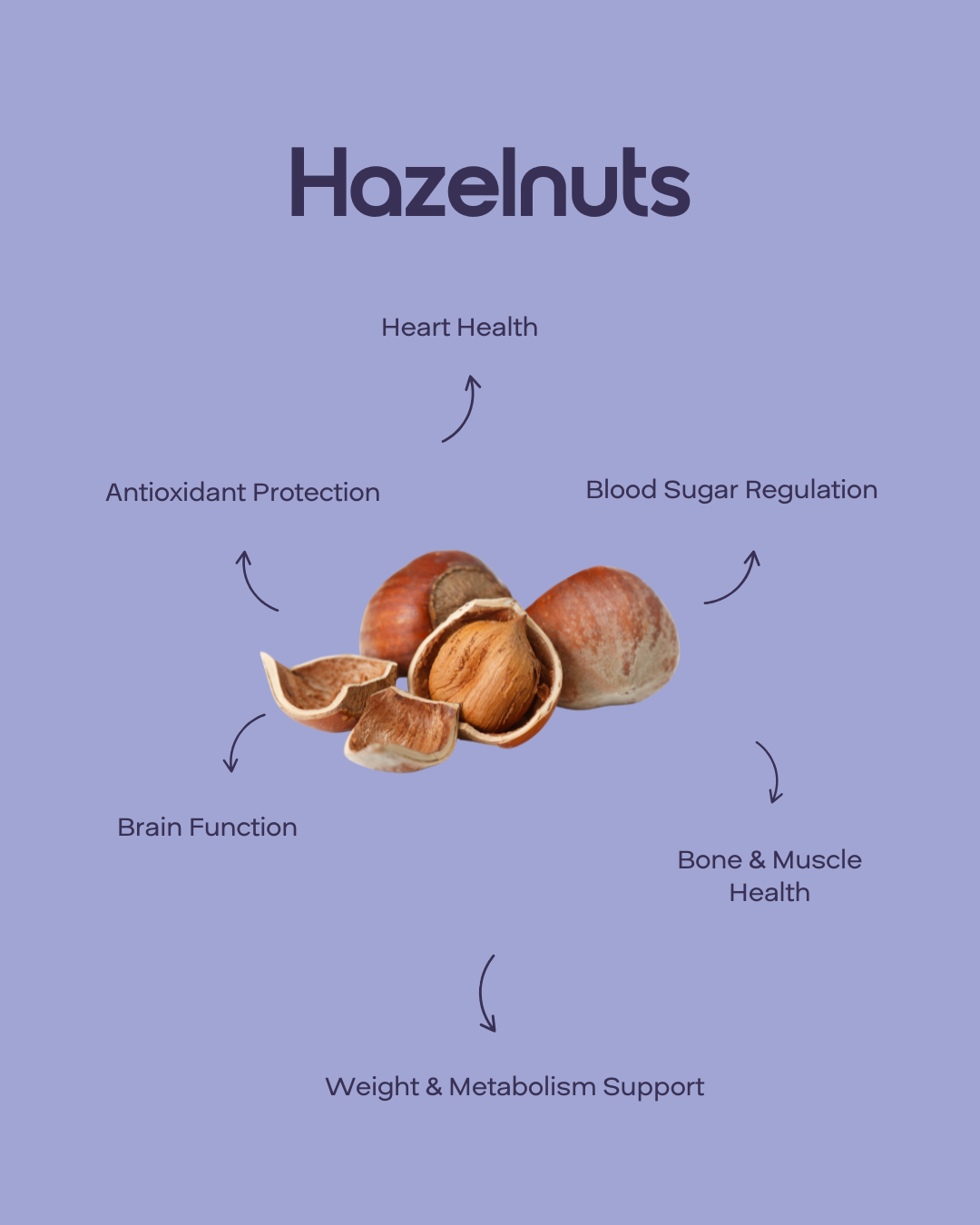 Hazelnuts — 3.5 oz (100 g) Pouch